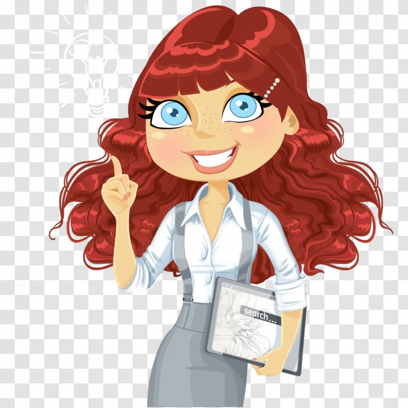 Hairstyle Woman Clip Art - Cartoon - Illustration Transparent PNG