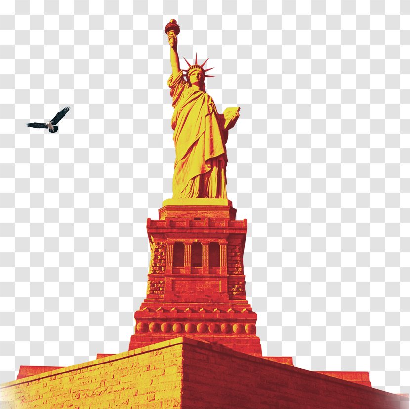 Statue Of Liberty One World Trade Center Battery Park Ellis Island Unity - National Monument Transparent PNG
