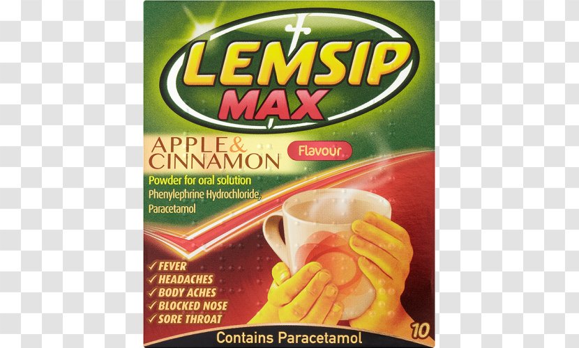 Lemsip Common Cold Cough Pharmaceutical Drug Sudafed - Cinnamon Powder Transparent PNG