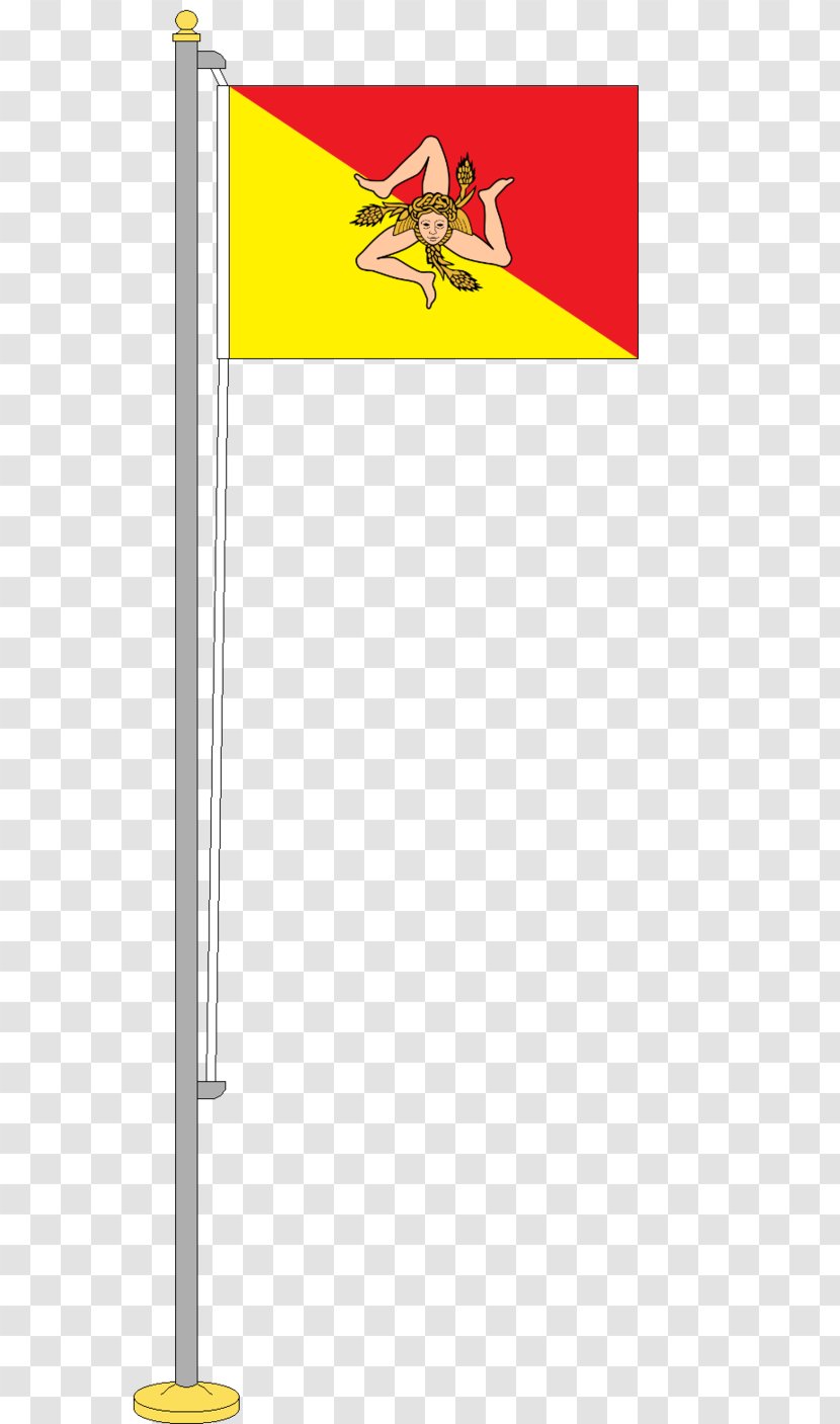 Flag Of Sicily Font Transparent PNG