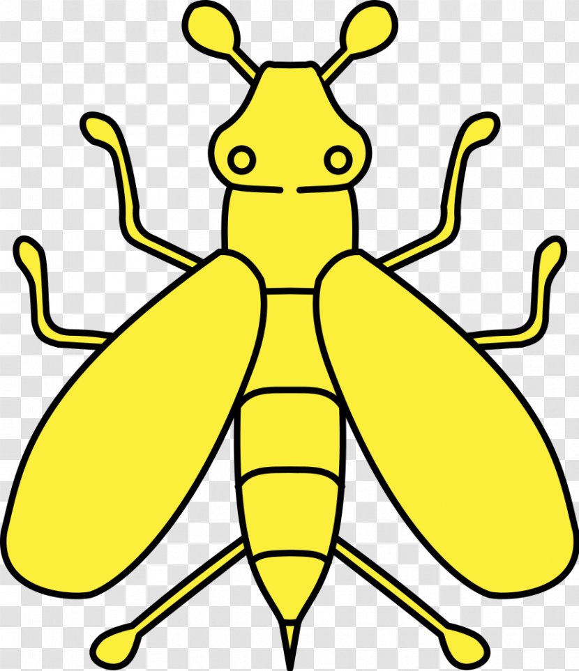 Honey Bee Heraldry Coat Of Arms Fibbia - Insect Transparent PNG