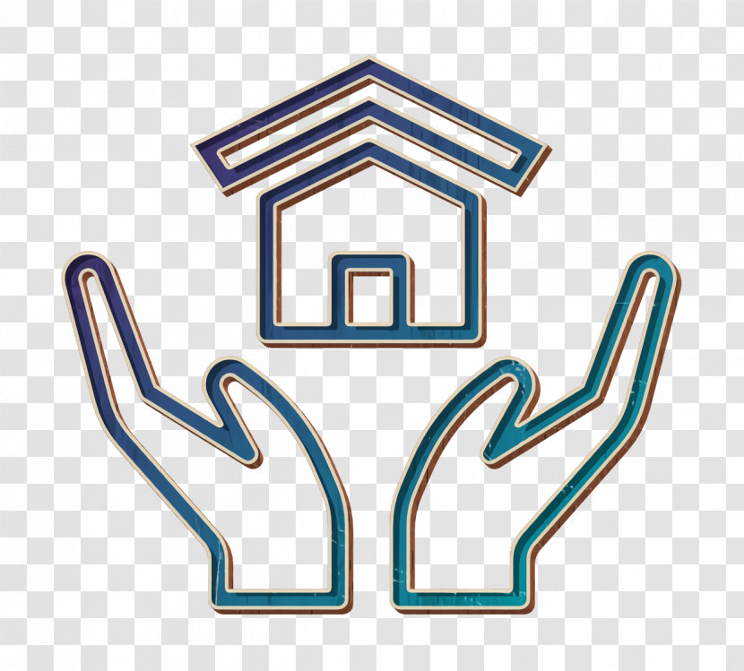 Insurance Icon Real Estate Icon Hands And Gestures Icon Transparent PNG