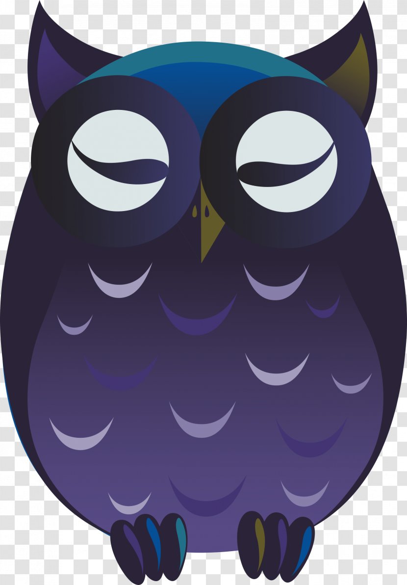 Ural Owl Bird - Purple - Owls Transparent PNG