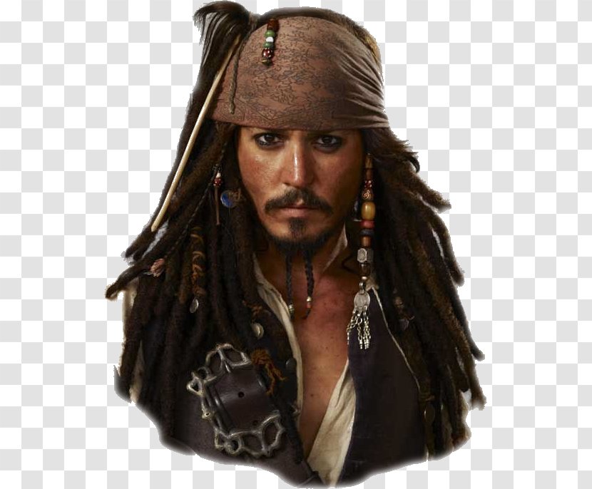 Jack Sparrow Pirates Of The Caribbean: Curse Black Pearl Johnny Depp Elizabeth Swann Davy Jones - Caribbean On Stranger Tides Transparent PNG
