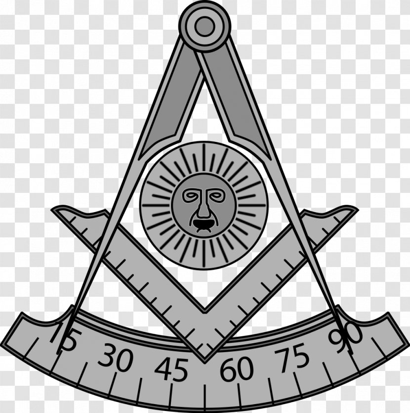 Freemasonry Square And Compasses Masonic Ritual Symbolism Lodge Tracing Board - Grand - Symbol Transparent PNG