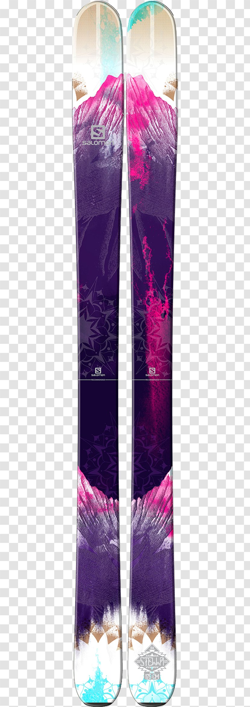 Alpine Skiing Salomon Group Telemark Fischer - Magenta - Winter Transparent PNG