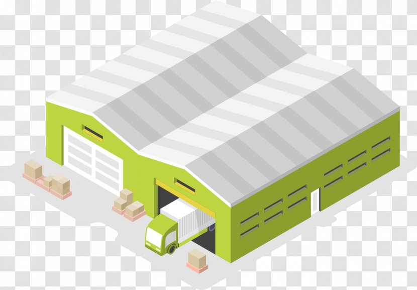 Distribution Center Royalty-free Warehouse Building - Box Transparent PNG