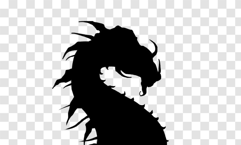 Silhouette Dragon Taylor Allderdice High School Portrait Clip Art - Cool Designs Transparent PNG