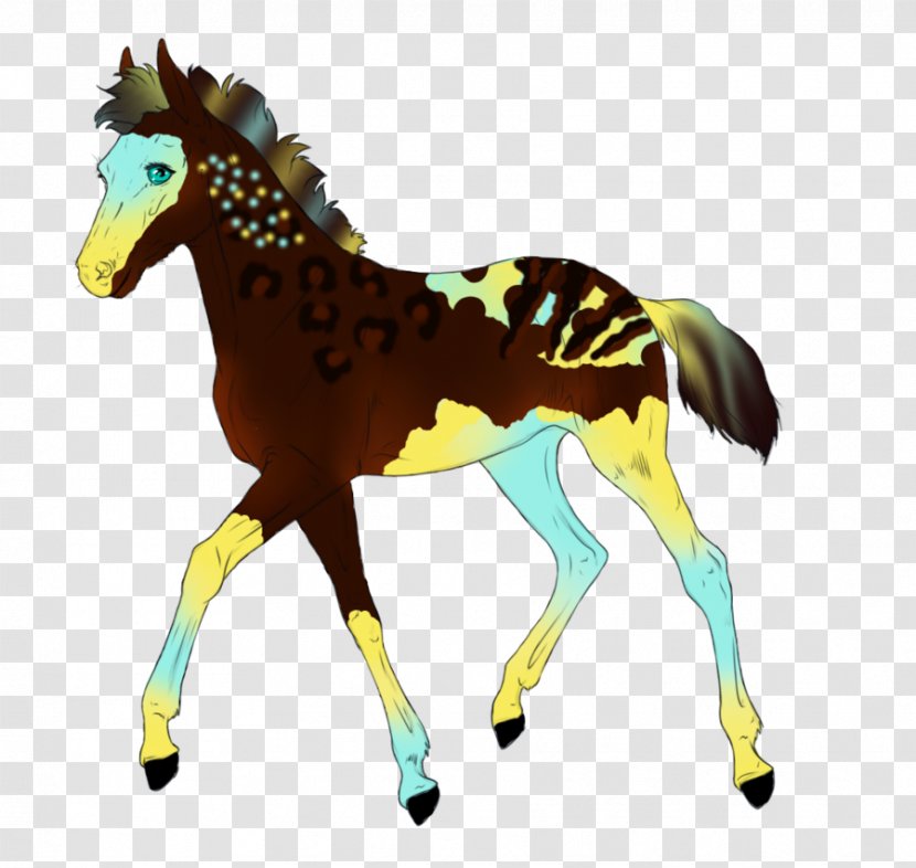 Mustang Foal Stallion Colt Mare - Pack Animal Transparent PNG