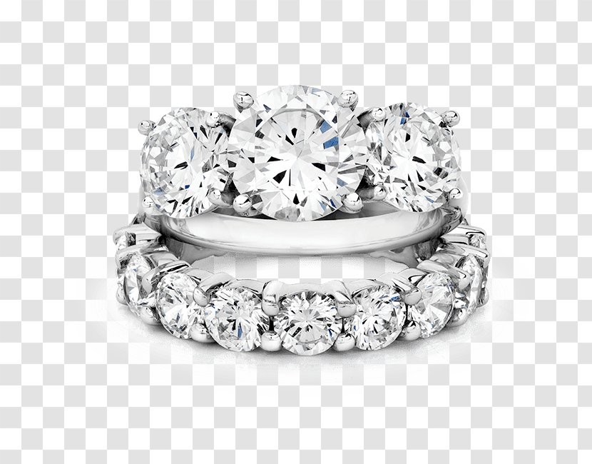 Wedding Ring Cubic Zirconia Engagement Eternity - Frame - Bridal Sets On Finger Transparent PNG
