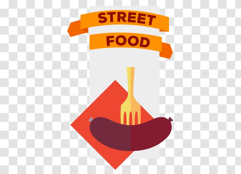 Euclidean Vector Food - Brand - Fork Into The Sausage Transparent PNG