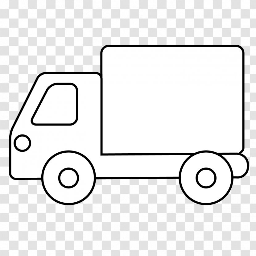 Car Pickup Truck Clip Art Illustration - Line Transparent PNG