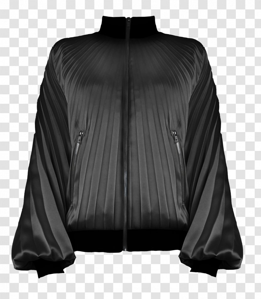 Flight Jacket T-shirt Sleeve Blouse - Bomber Transparent PNG