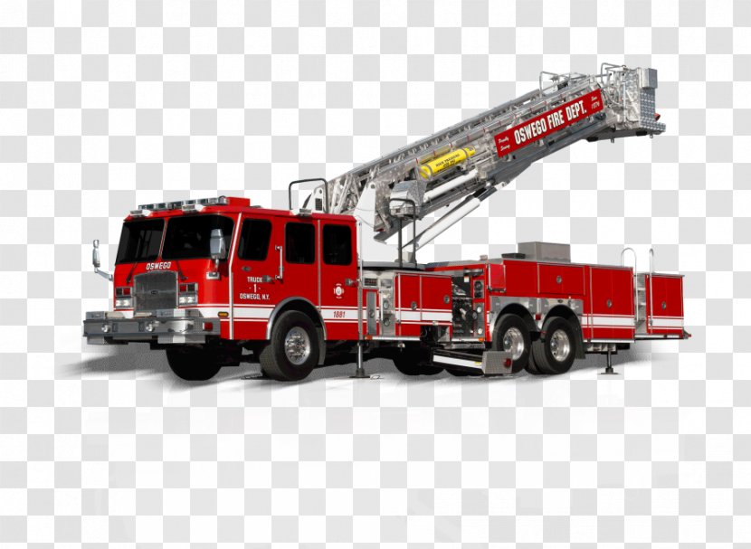 Fire Engine Department E-One Ladder Emergency Transparent PNG