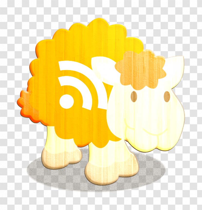 Rss Icon Sheep Social Network - Animation - Side Dish Transparent PNG