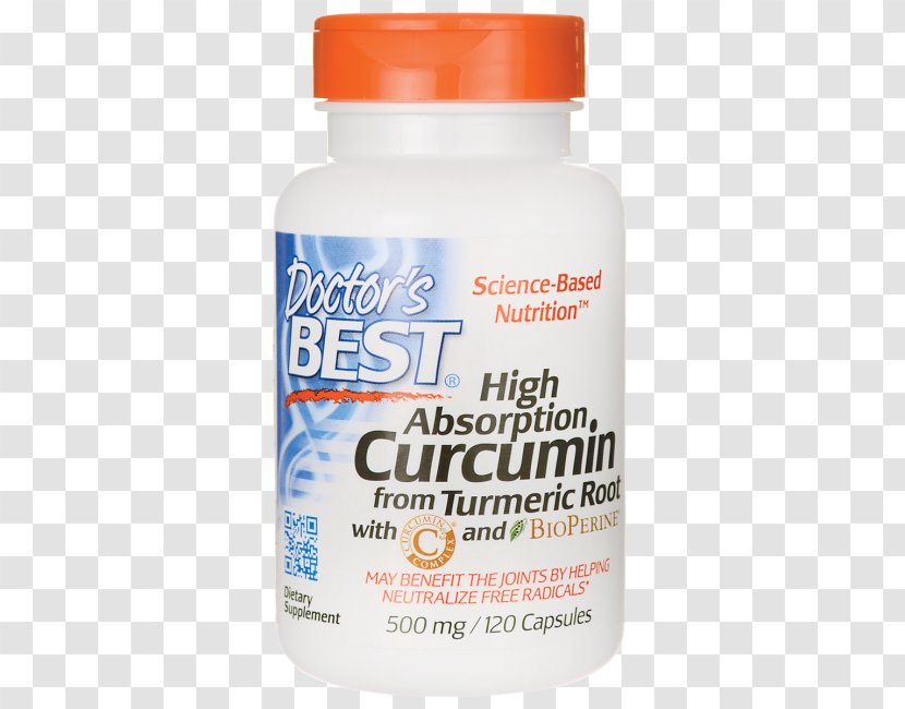 Dietary Supplement Curcumin Phytosome Turmeric Capsule - Piperine - Health Transparent PNG