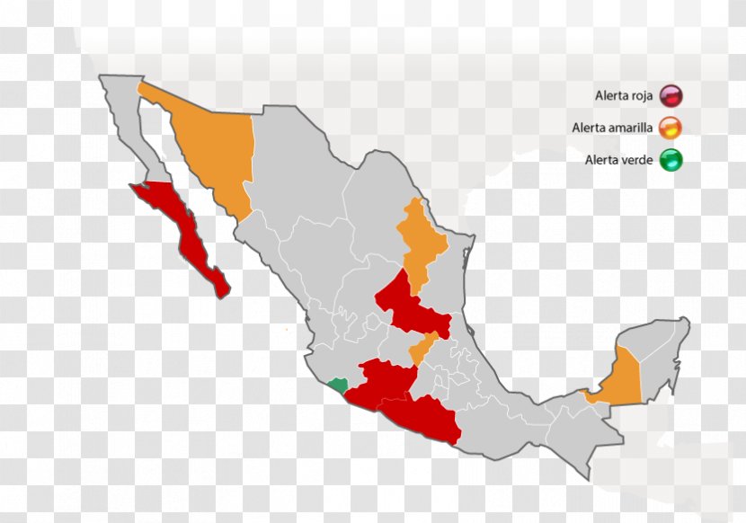 Mexico Blank Map Royalty-free - Area Transparent PNG