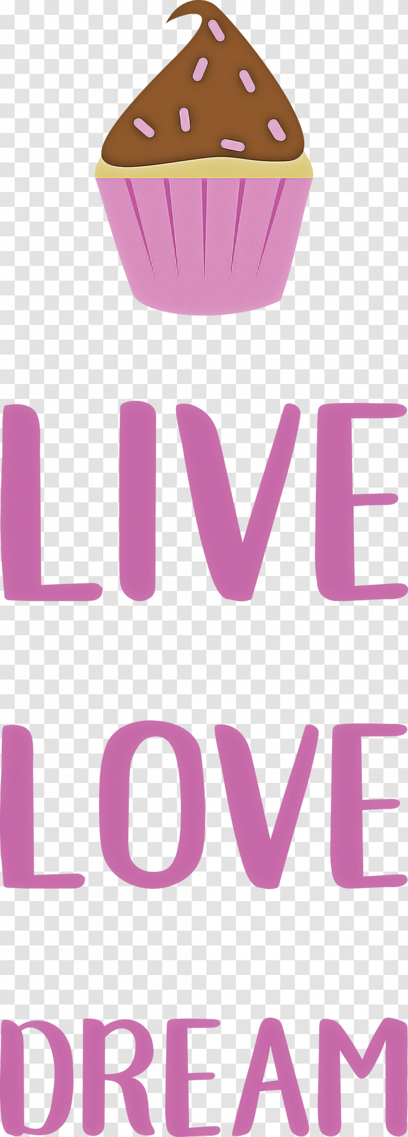 Live Love Dream Transparent PNG