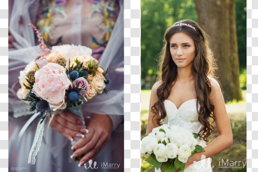 Floral Design Wedding Dress Cut Flowers Flower Bouquet - Frame Transparent PNG