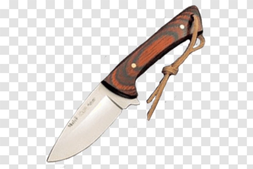 Bowie Knife Hunting & Survival Knives Utility Blade - Kitchen Utensil - Solid Wood Cutlery Transparent PNG
