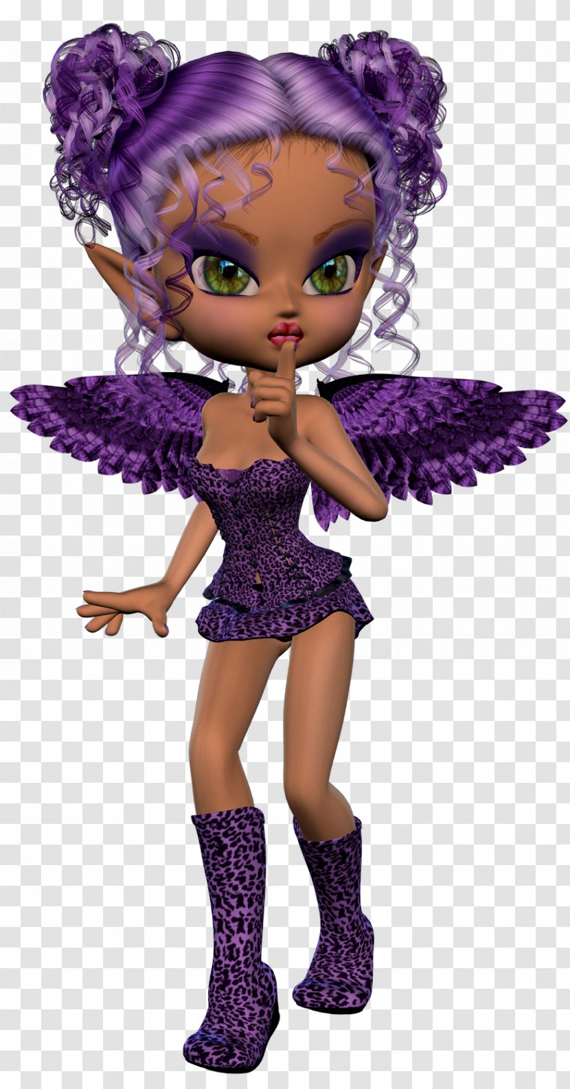 Barbie Doll Violet Purple Lilac - Fairy - Fairies Transparent PNG