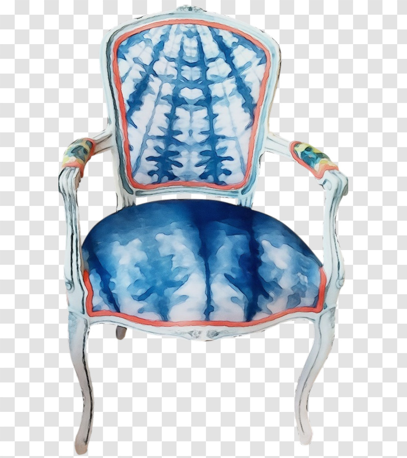 Blue And White Pottery Chair Porcelain Transparent PNG
