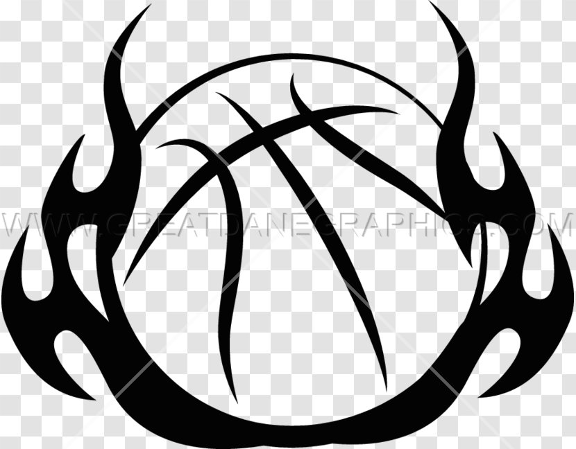 UIC Flames Men's Basketball Clip Art - Monochrome - Flame Transparent PNG