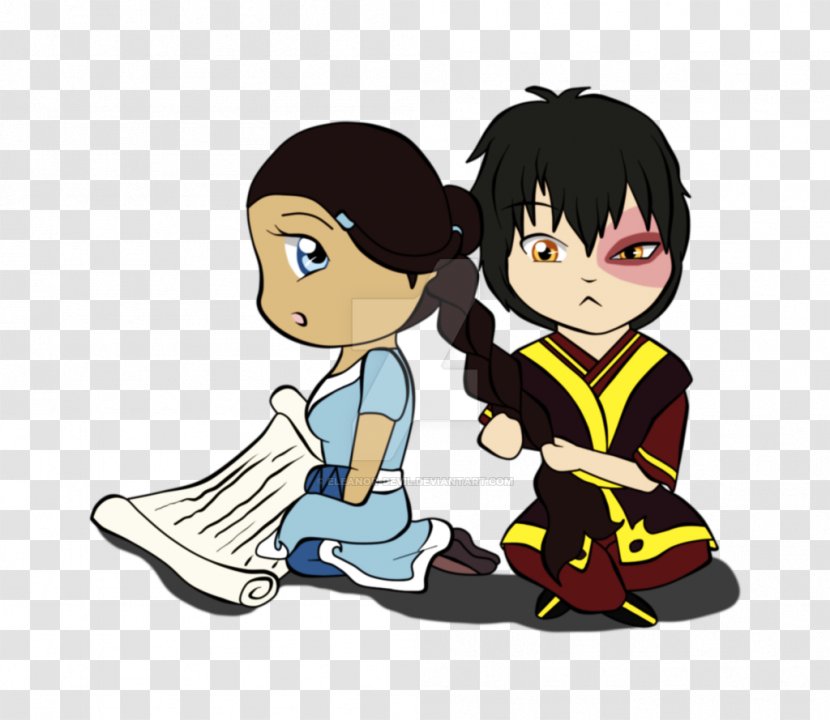 Zuko Katara Fan Art - Frame Transparent PNG