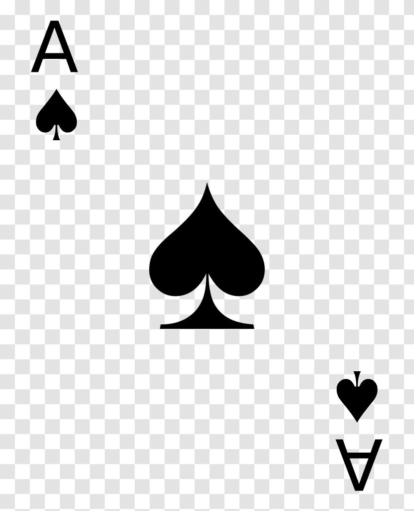 Playing Card Skat Suit Game Spades - Area - Ace Transparent PNG
