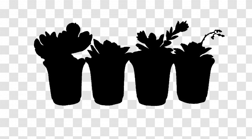 Logo Black & White - Flowerpot - M Font Tree H&M Transparent PNG