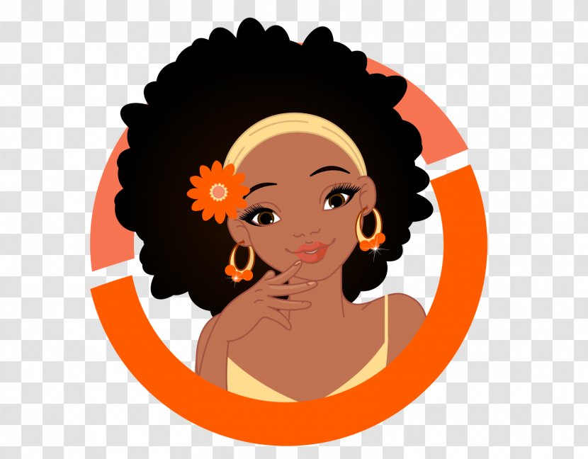 Afro-textured Hair Forehead Black - Color Transparent PNG