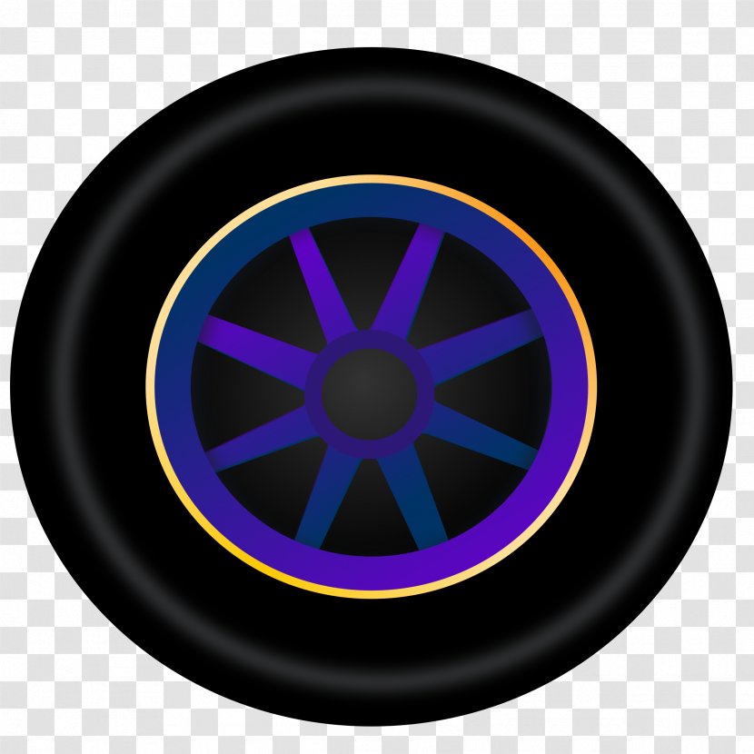 Car Alloy Wheel Clip Art - Spoke Transparent PNG