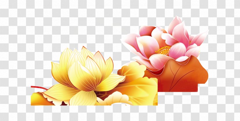 Mid-Autumn Festival - Flower - Lotus To Celebrate The Transparent PNG