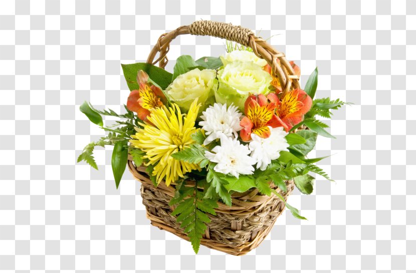 Flower Bouquet Basket Rose Stock Photography - Birthday Transparent PNG
