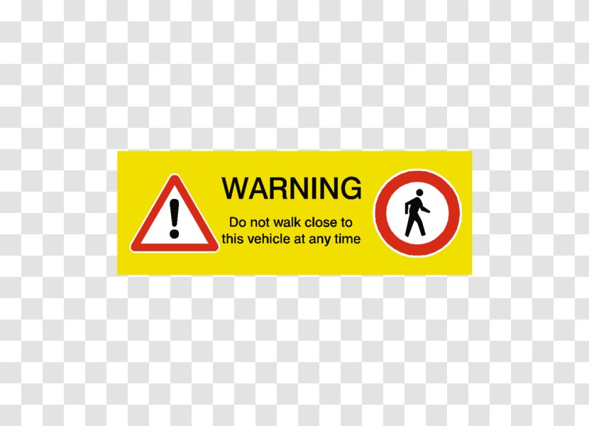 Warning Sign Vehicle Hazard Symbol Pedestrian - Area - Fire Letter Transparent PNG