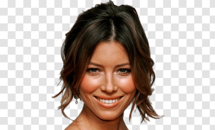 Jessica Biel Actor Layered Hair Feathered Paleolithic Diet Transparent PNG