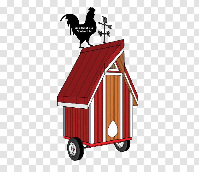 Silkie Dracut Cartoon Chicken Coop - Vehicle Transparent PNG