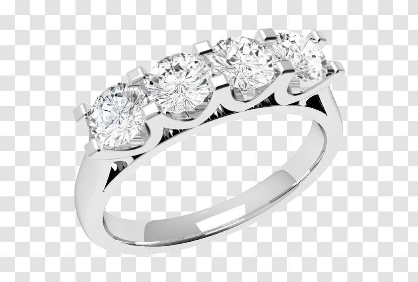 Eternity Ring Wedding Diamond Silver - Gemstone - Rings Women Transparent PNG