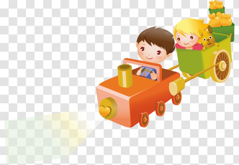 Train Illustration - Play - Child Car Transparent PNG