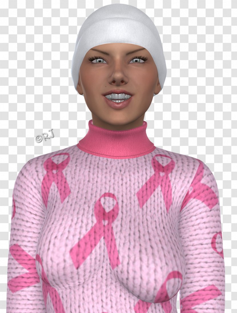 Sleeve Shoulder Pink M - Neck - Cancer Survivor Transparent PNG