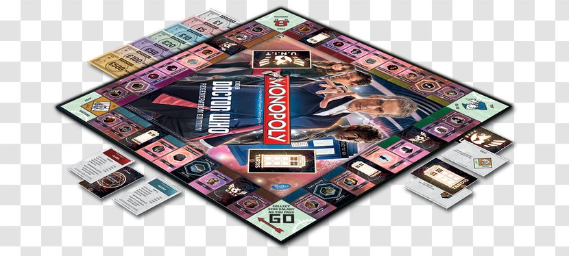 Monopoly Eleventh Doctor Game Regeneration - Winning Moves - Warhammer Transparent PNG