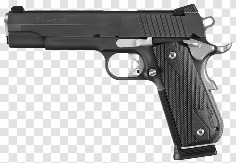 SIG Sauer 1911 .45 ACP .357 M1911 Pistol - Concealed Carry - Revolver Transparent PNG