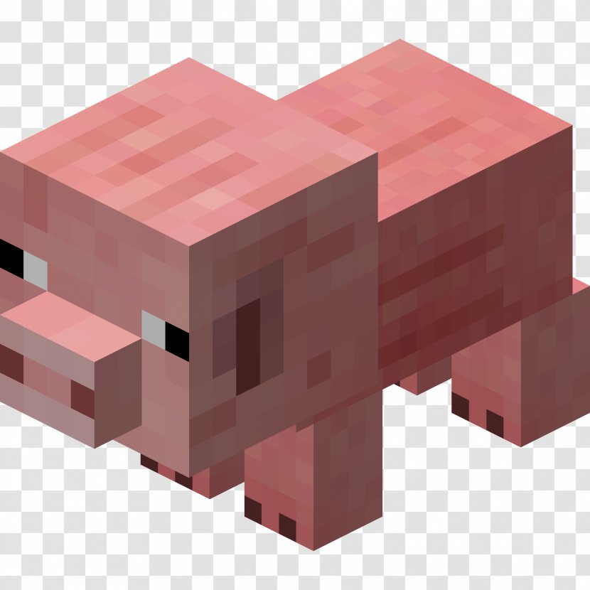 Minecraft: Pocket Edition Pig Clip Art - Lego Minecraft - Piglet Transparent PNG