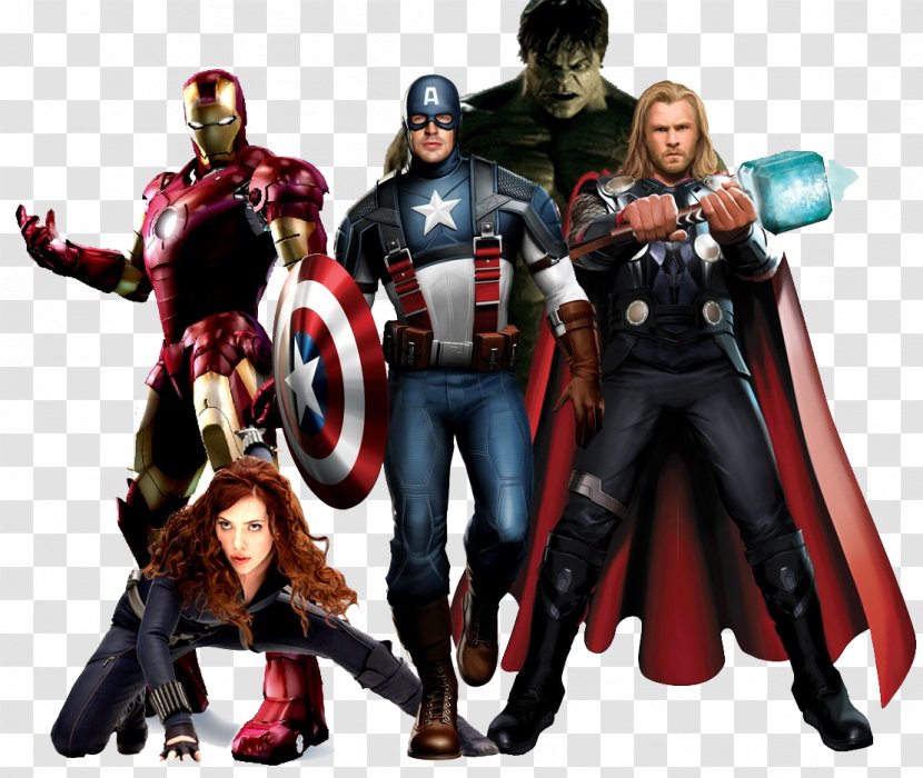 Hulk Nick Fury Thor Black Widow Clint Barton - Superhero - Avengers Image Transparent PNG