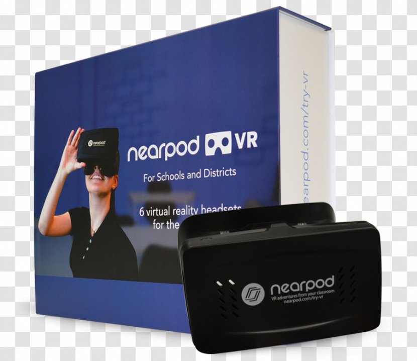 Virtual Reality Headset Google Cardboard Headphones - Vr Transparent PNG
