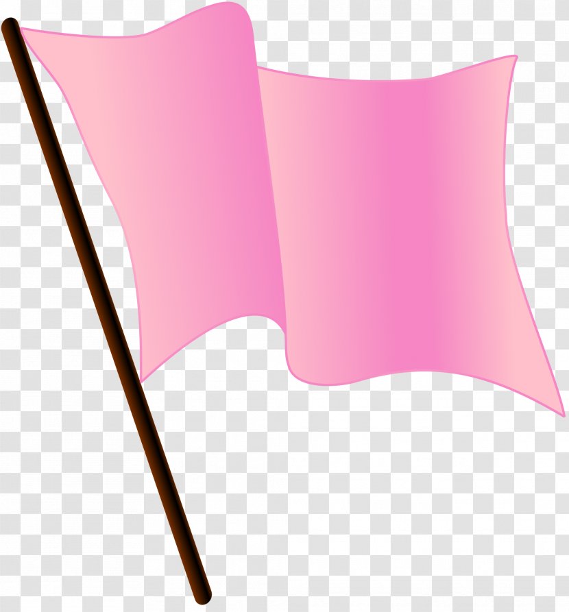 Pink Flag Wire - Magenta - Bunting Transparent PNG