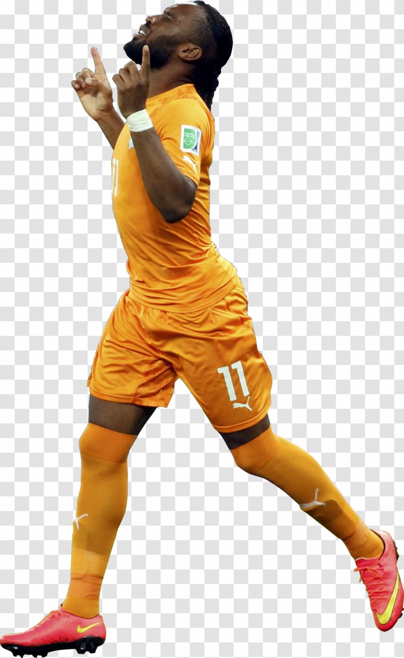 Ivory Coast National Football Team 2014 FIFA World Cup Athlete Player - Didier Drogba - Special Members Transparent PNG