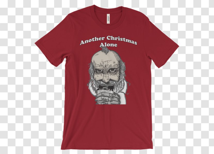 T-shirt Hoodie Clothing Sleeve - Facial Hair - Santa Drunk Transparent PNG