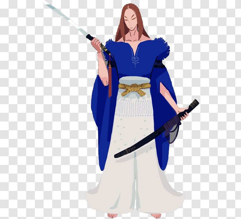 Game Warrior Computer File - Costume - Who Set The Phi Hair Blue Female Transparent PNG