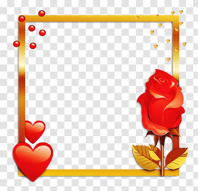 Valentines Day Frame - Picture Frames - Rectangle Transparent PNG